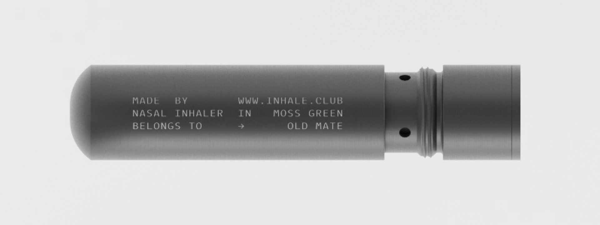 17 characters: a guide to engraving an inhaler that doesn't feel cheesy