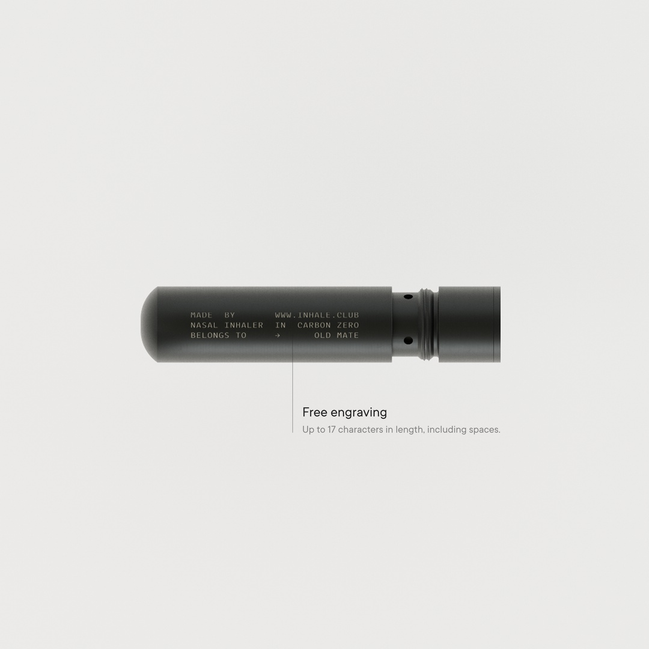 Carbon Zero Nasal Inhaler