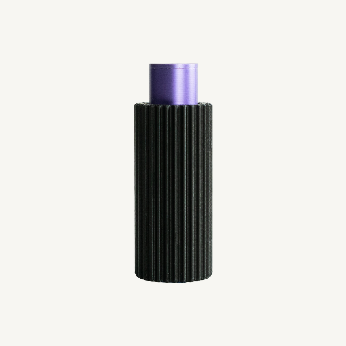 KeySleeve Charcoal, Flute style, on an Inhale Club inhaler