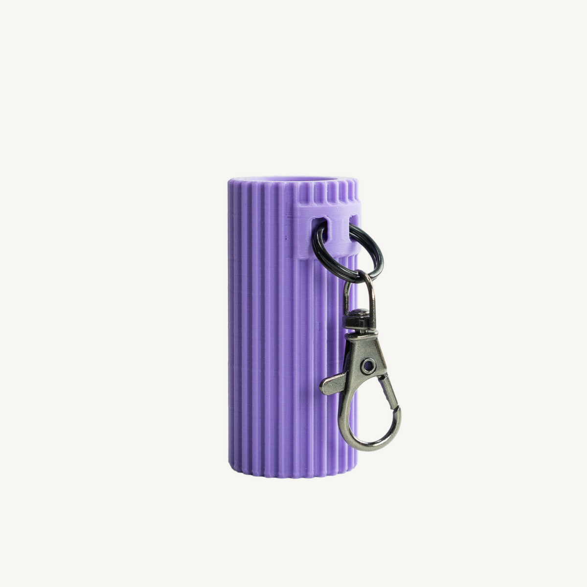 KeySleeve Amethyst, Flute style, with clip