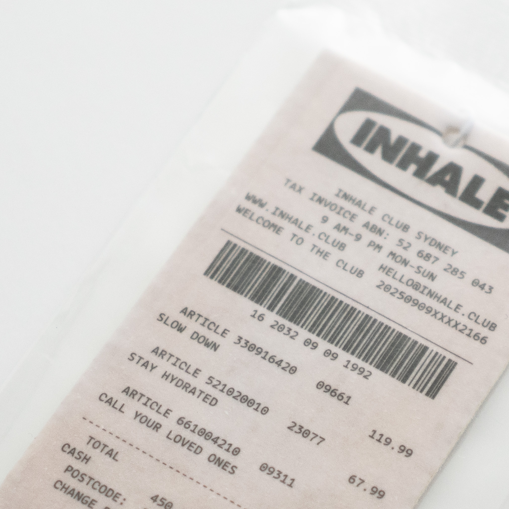 The Reminder Car Air Freshener (Vanilla)
