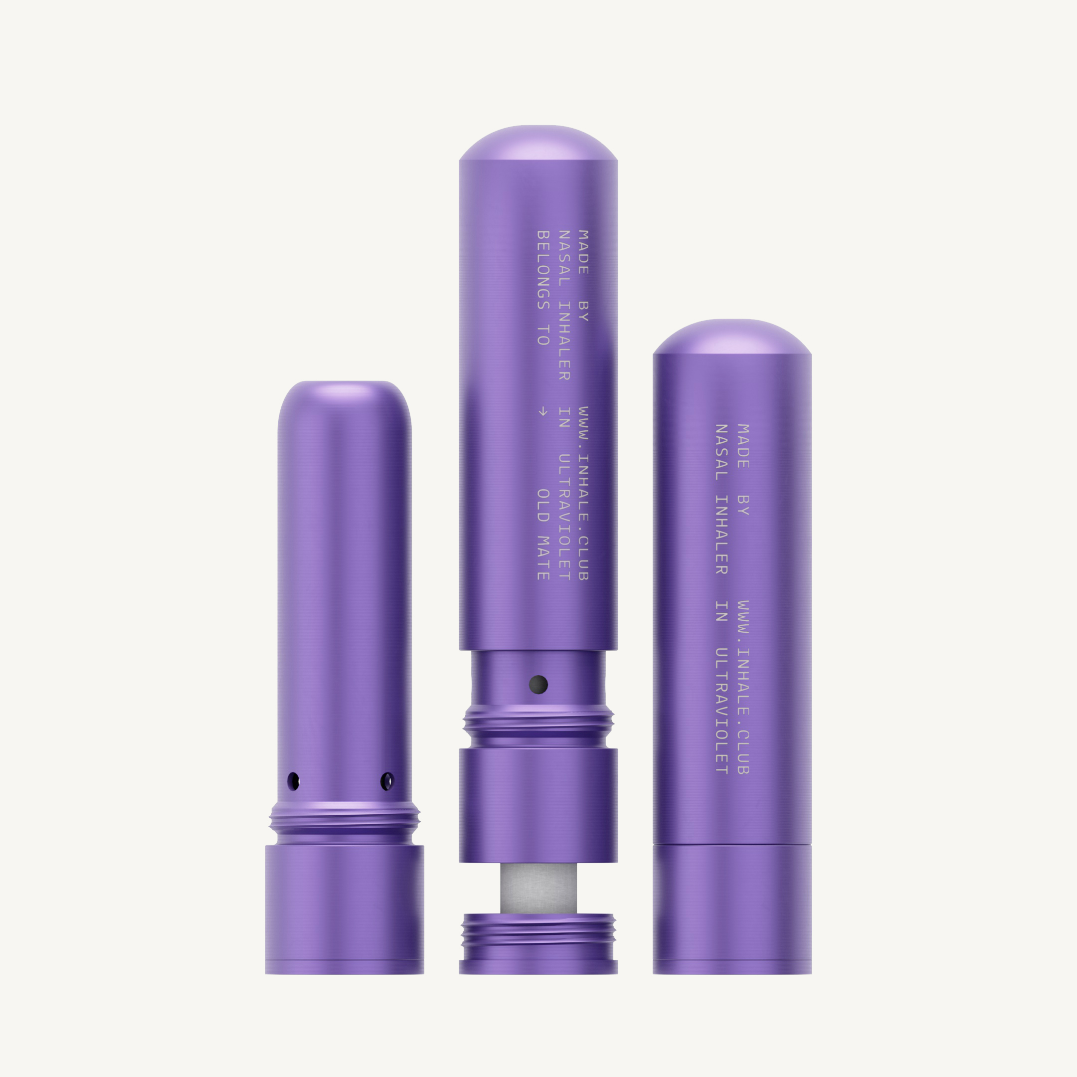 Ultraviolet Refillable Aluminium Nasal Inhaler | INHALE CLUB® – Inhale Club
