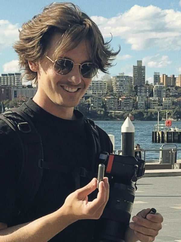 Inhale Club customer using a nasal inhaler